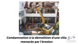 Démolition d'une villa